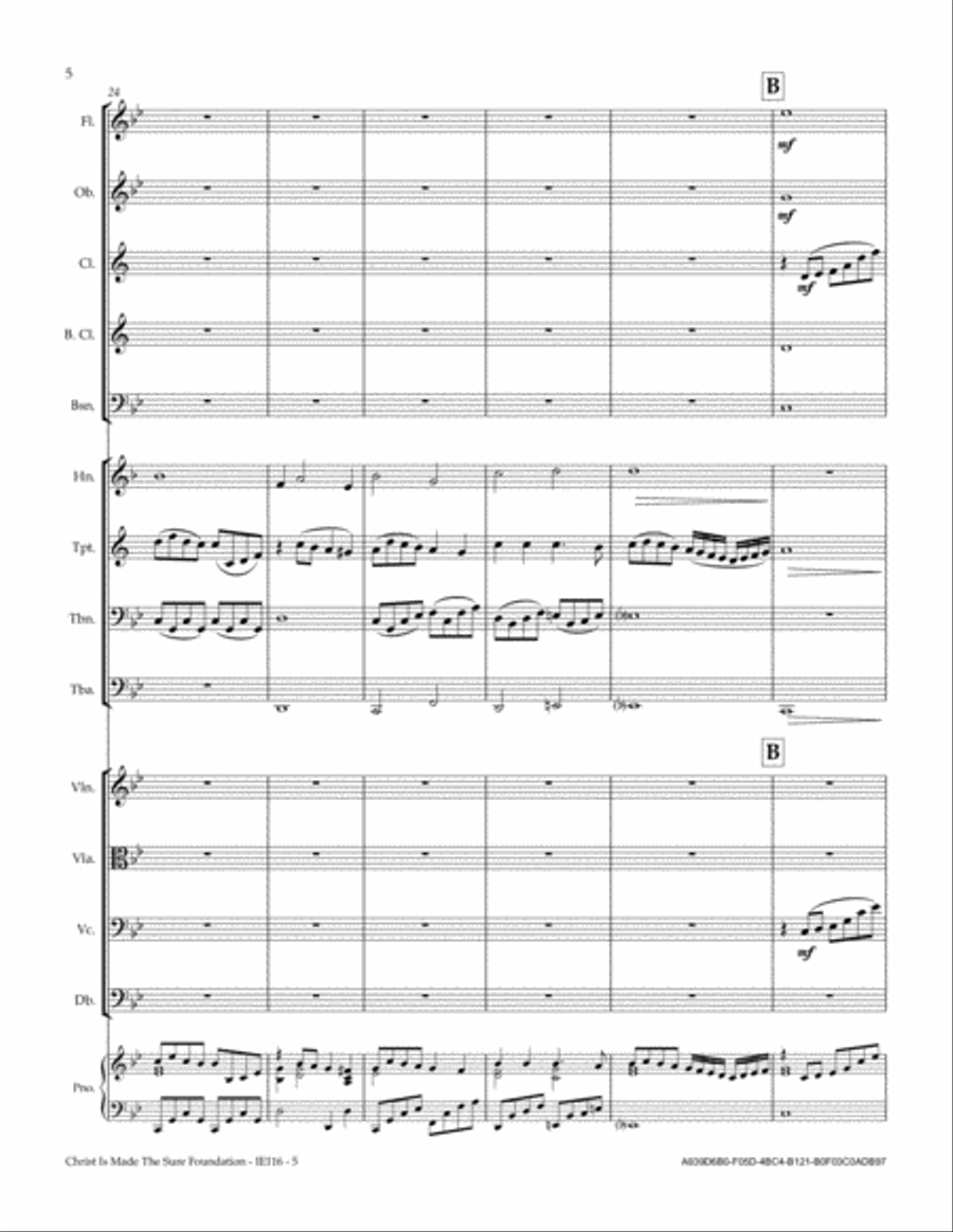 Christ Is Made The Sure Foundation Full Orchestra scores gallery preview page 6