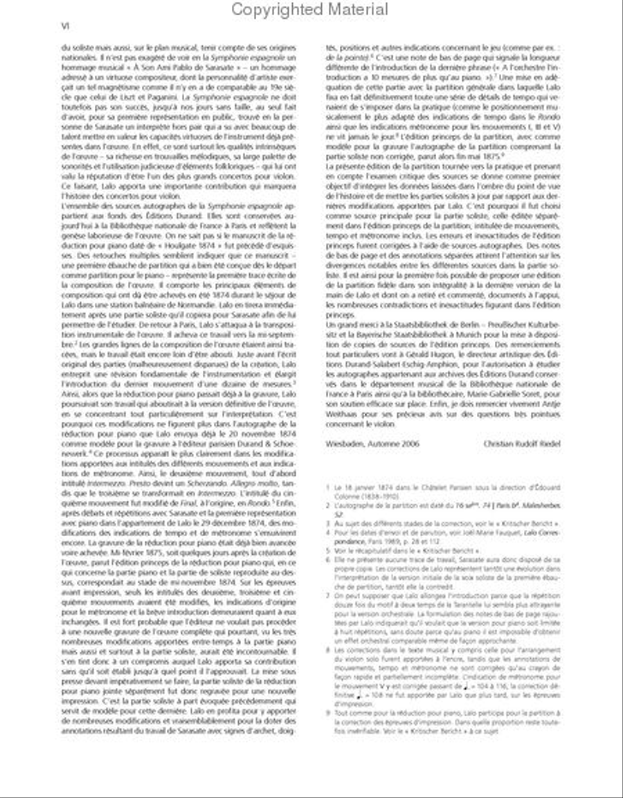 Symphonie espagnole Op. 21 Orchestra scores gallery preview page 6