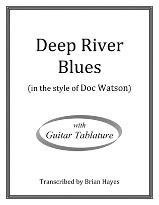 Book cover for Deep River Blues (Doc Watson) (with Tablature)