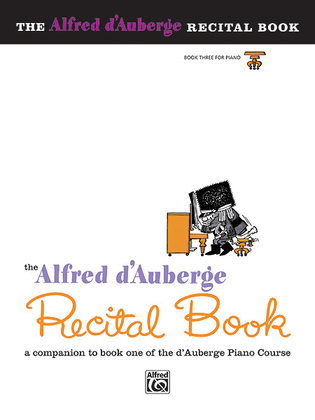 Book cover for Alfred d'Auberge Piano Course Recital Book, Book 3