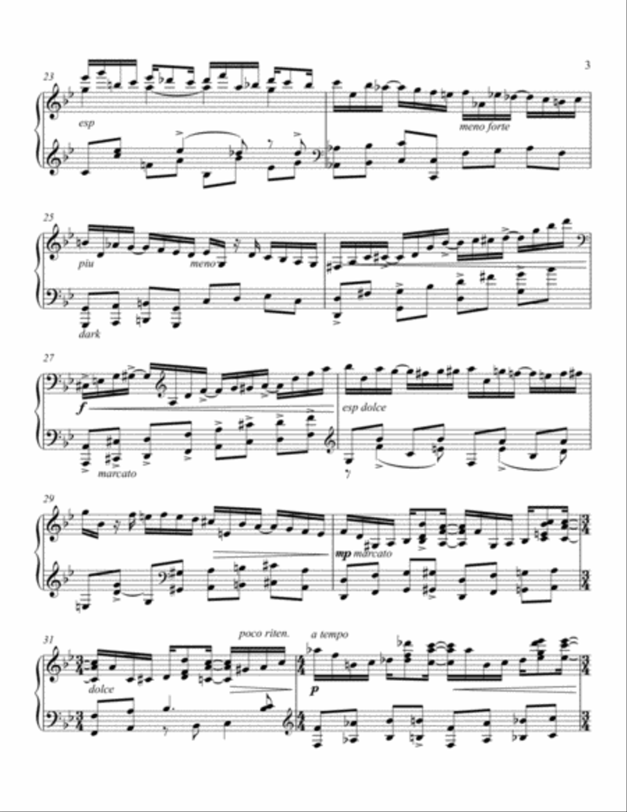 First Three Rags, op. 9 Piano Solo scores gallery preview page 3
