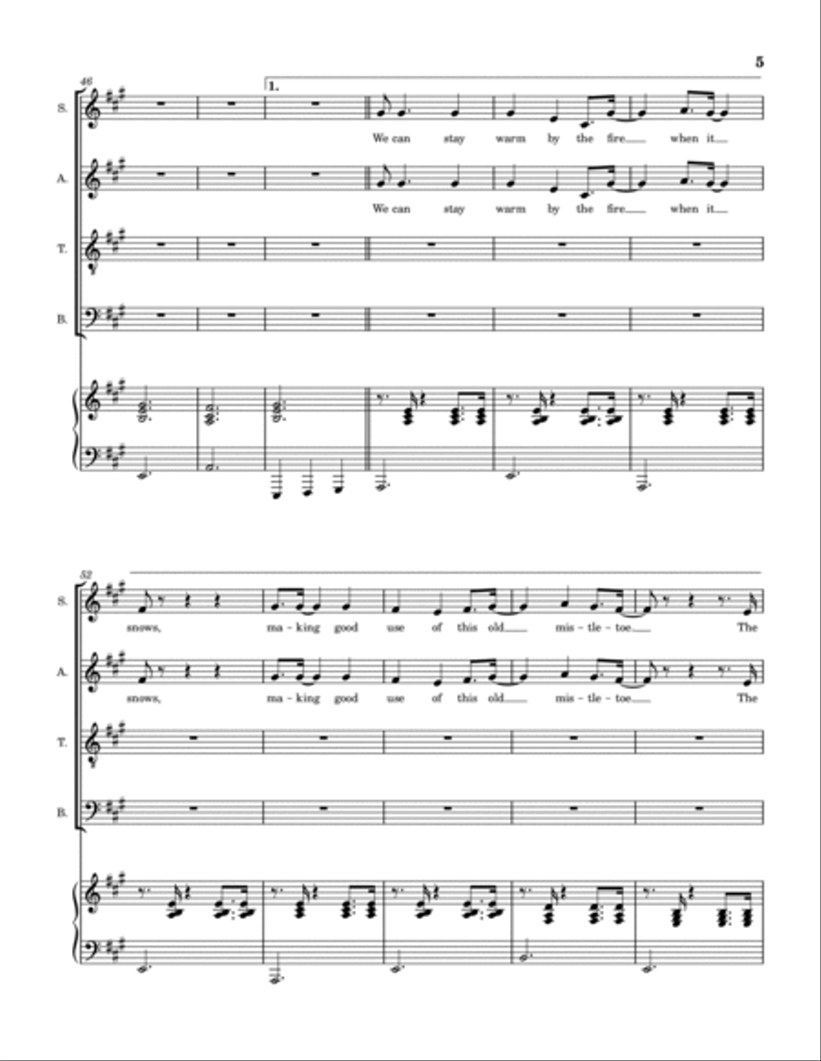 The Greatest Christmas The Greatest Christmas 4-Part scores gallery preview page 6
