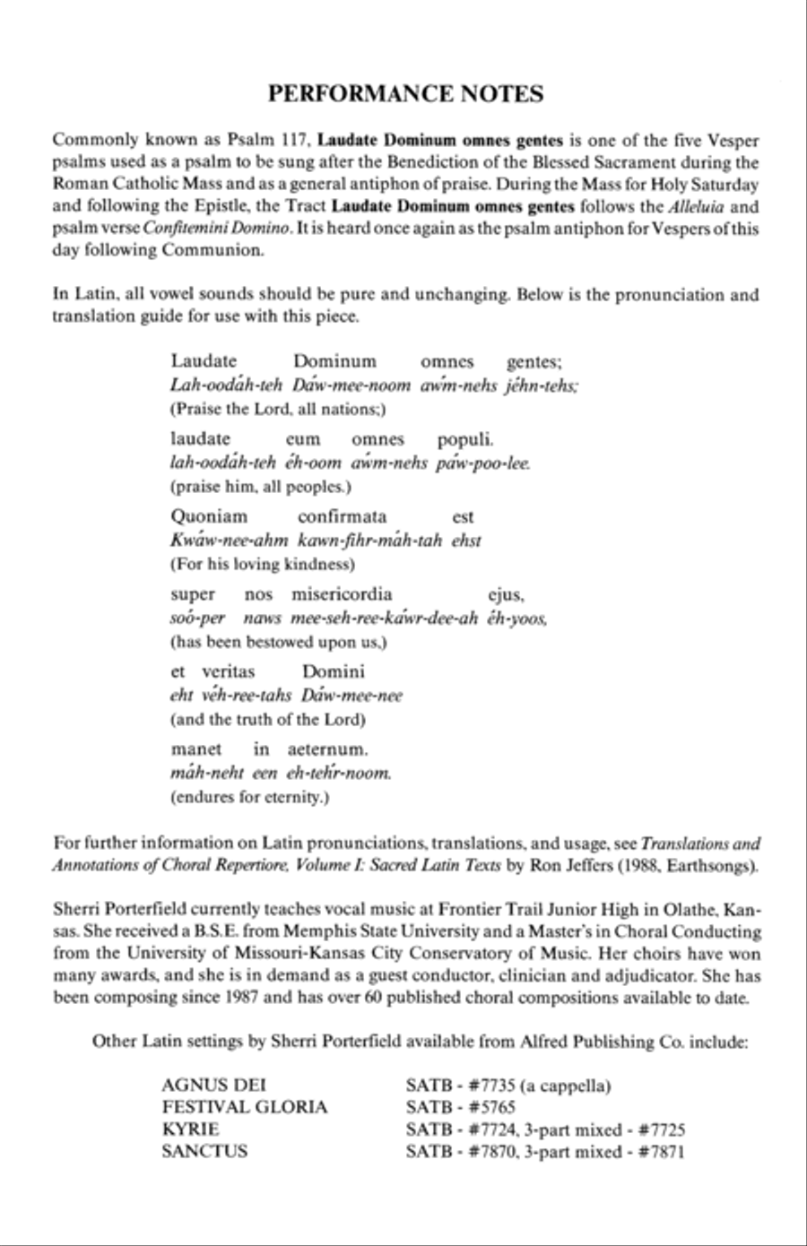 Laudate Dominum 4-Part scores gallery preview page 9