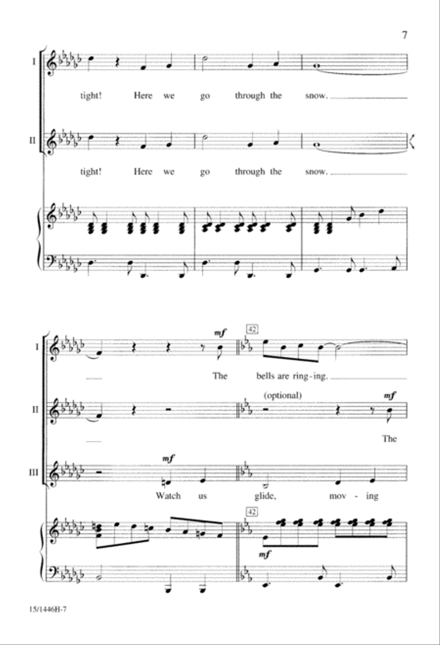 Winter Sleigh Ride Winter Sleigh Ride 2-Part scores gallery preview page 7