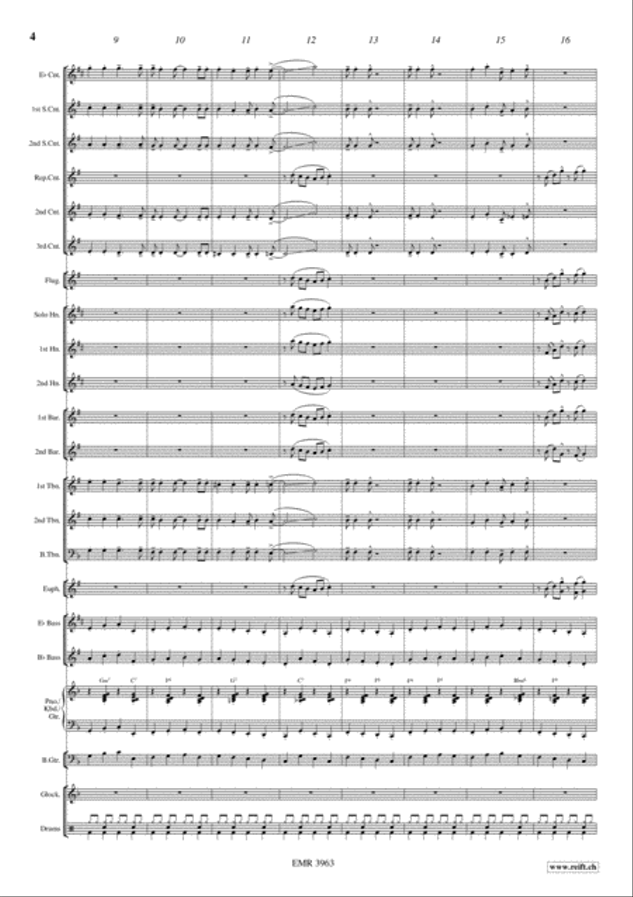 Swinging Santa Claus Brass Band scores gallery preview page 5