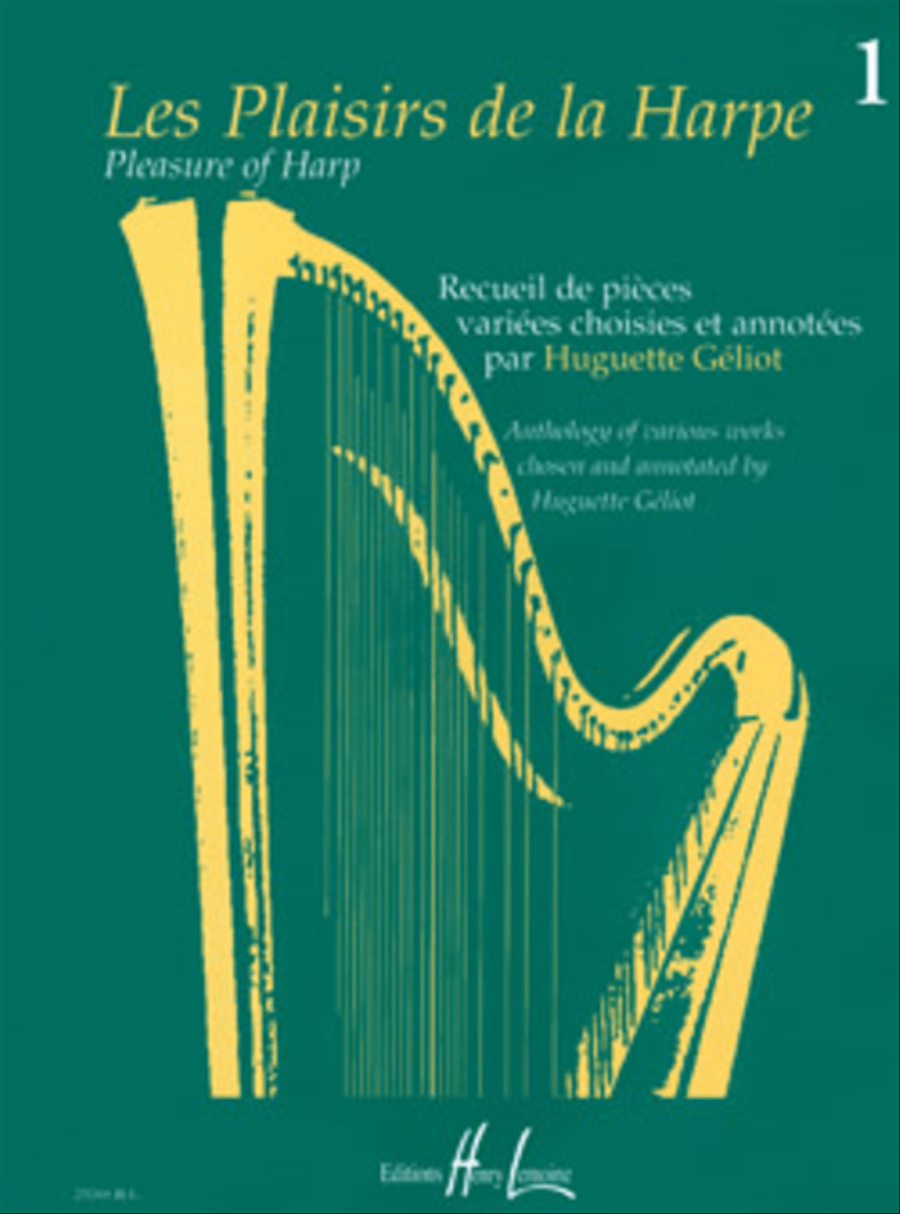 Les Plaisirs de la harpe - Volume 1 Harp scores gallery preview page 1