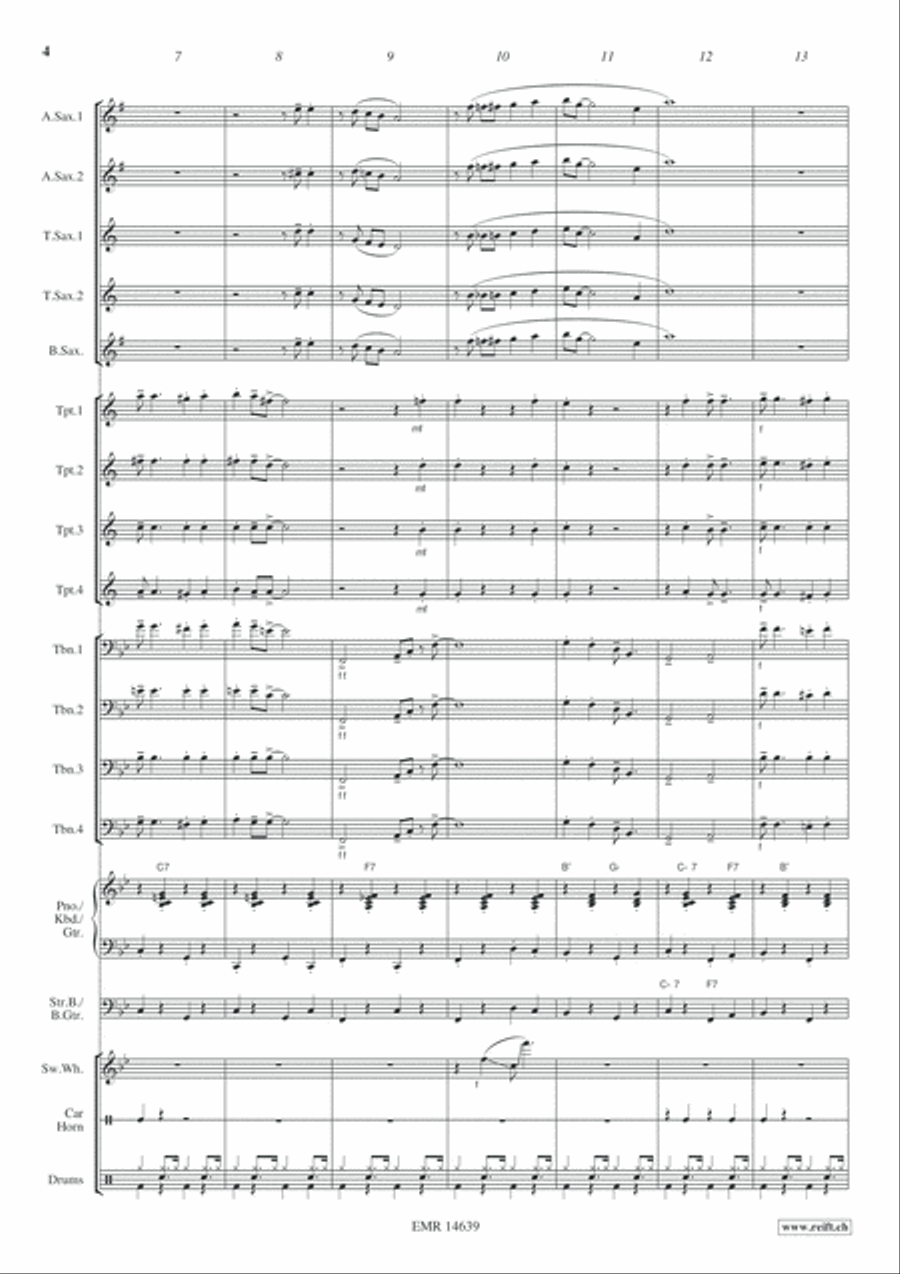 Ballroom Queen Big Band scores gallery preview page 5