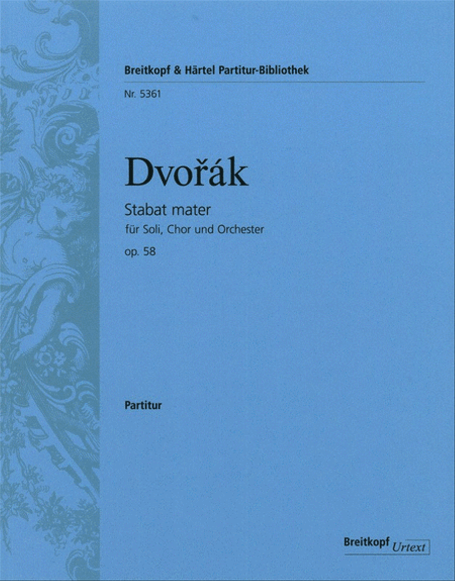 Stabat mater Op. 58 4-Part scores gallery preview page 1