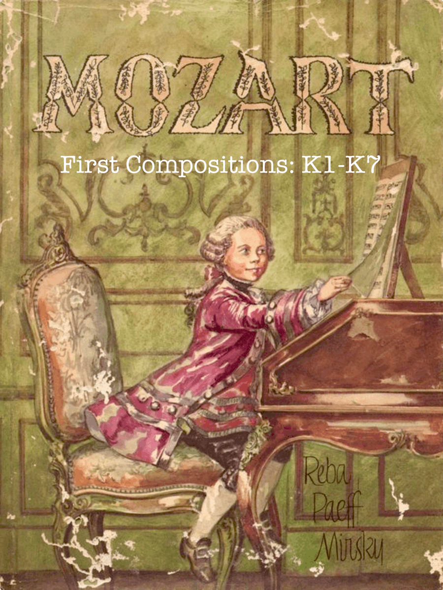 Mozart First Compositions K1-K7 Piano Method scores gallery preview page 1