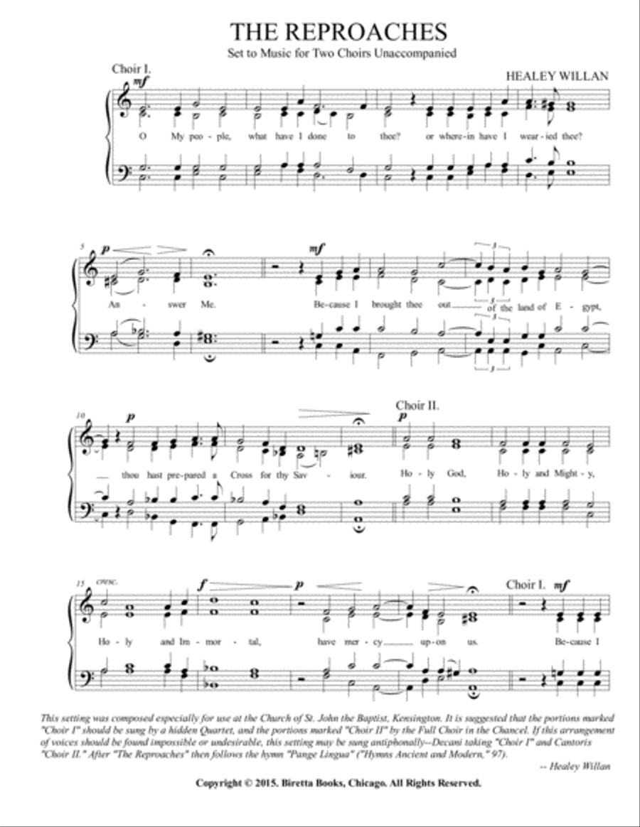 The Reproaches 4-Part scores gallery preview page 2