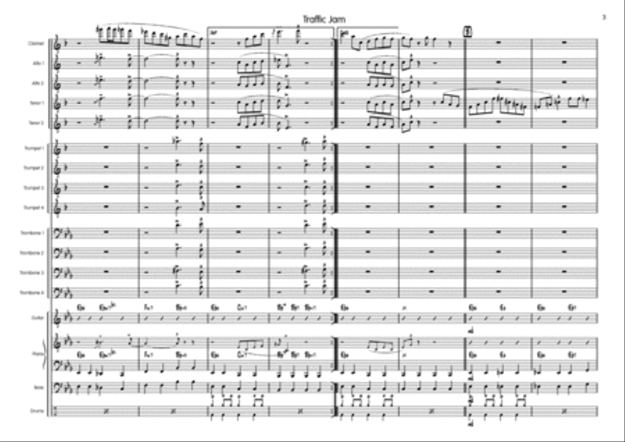 Traffic Jam Big Band scores gallery preview page 4
