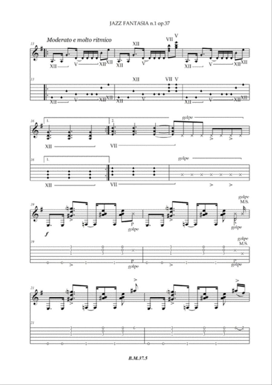 3 JAZZ FANTASIES Electric Guitar scores gallery preview page 6