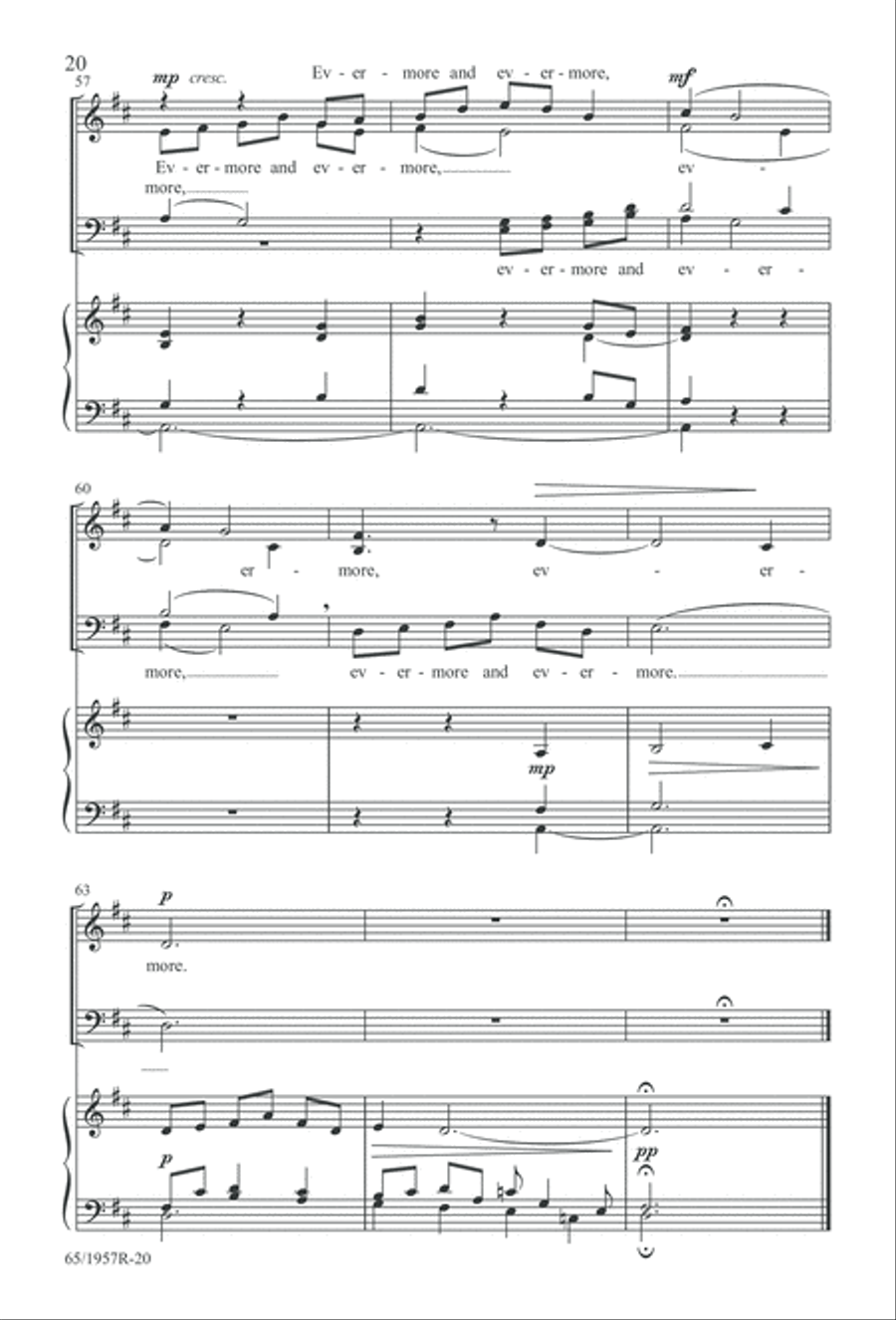 Festival of Lessons and Carols 4-Part scores gallery preview page 21