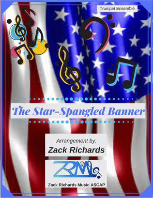Book cover for The Star-Spangled Banner for Trumpet Ensemble