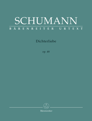 Book cover for Dichterliebe for high voice, op. 48