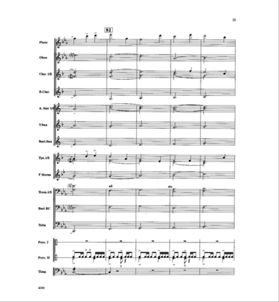 Pevensey Castle Concert Band scores gallery preview page 16
