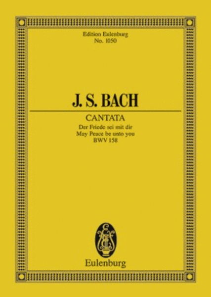 Cantata No. 158 BWV 158