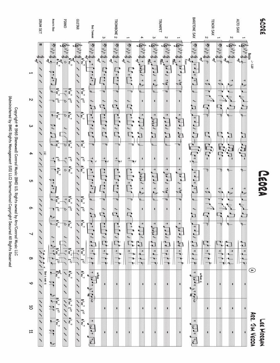 Ceora Jazz Ensemble scores gallery preview page 1
