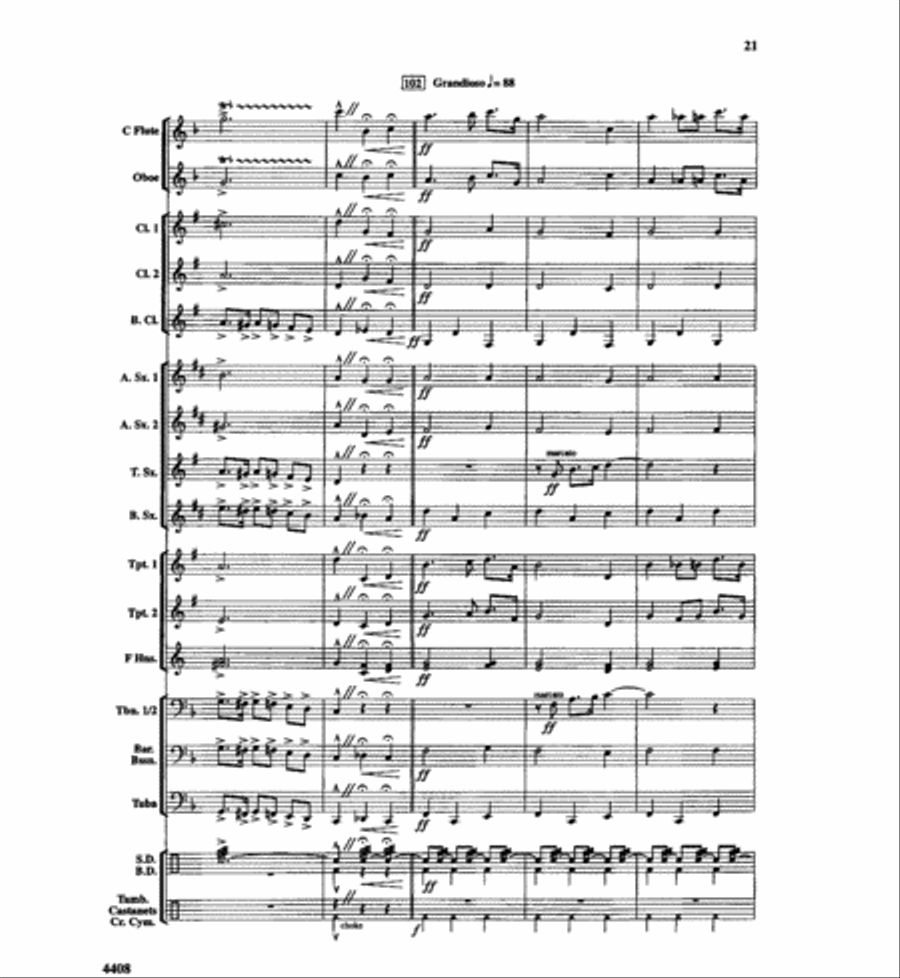 Escapada Concert Band scores gallery preview page 22