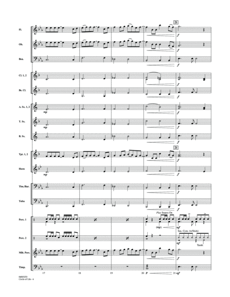 Circle of Life (from The Lion King) (arr. Michael Sweeney) - Full Score image number null