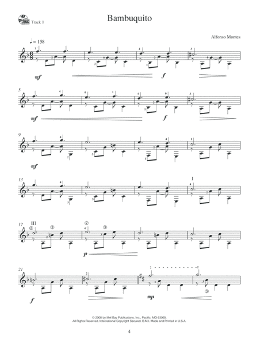 Latinitas for Solo Guitar Acoustic Guitar scores gallery preview page 6