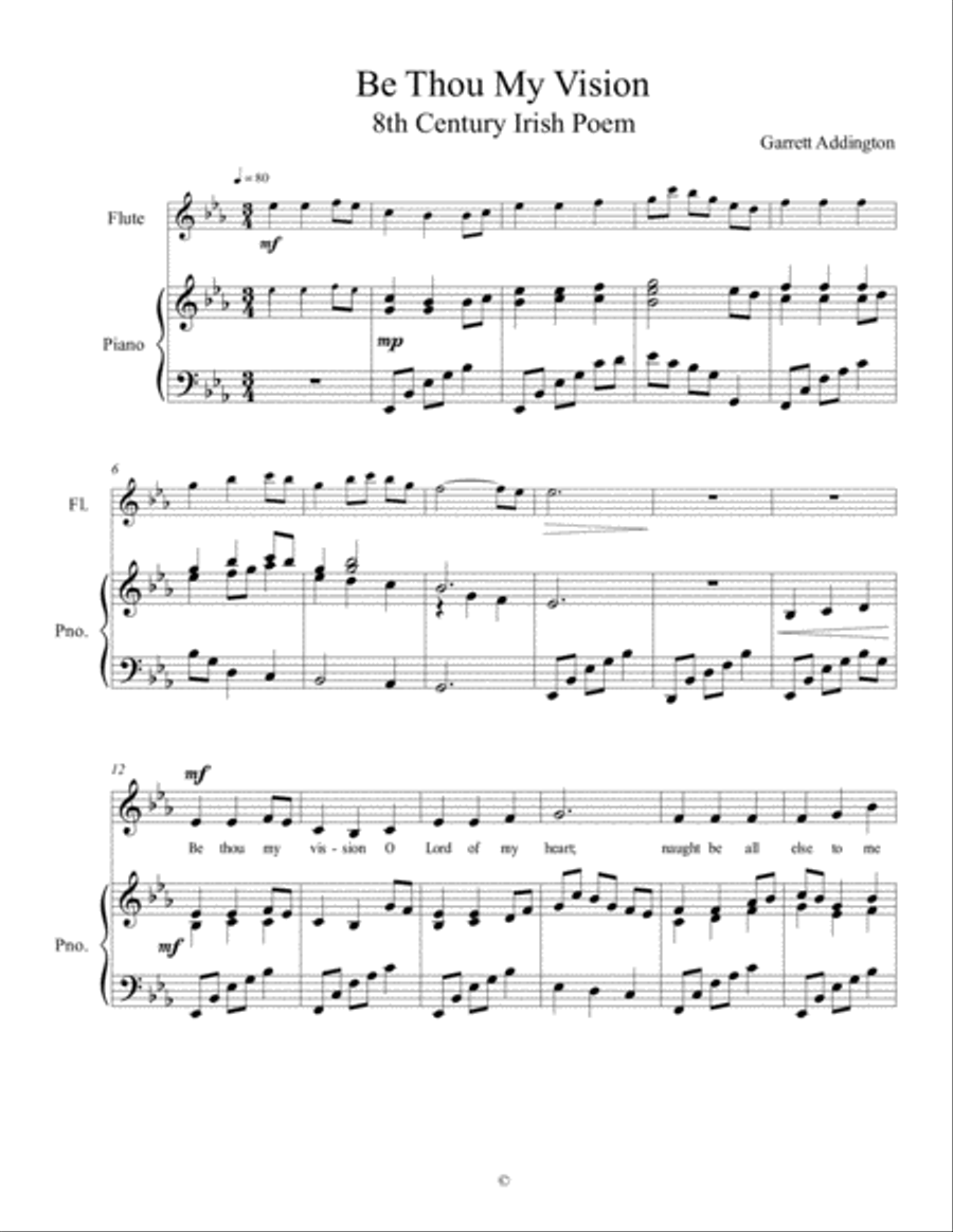 Be Thou My Vision Be Thou My Vision Small Ensemble scores gallery preview page 1
