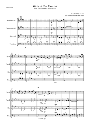 Waltz of The Flowers - from Nutcracker (P. I. Tchaikovsky) for Brass Quartet