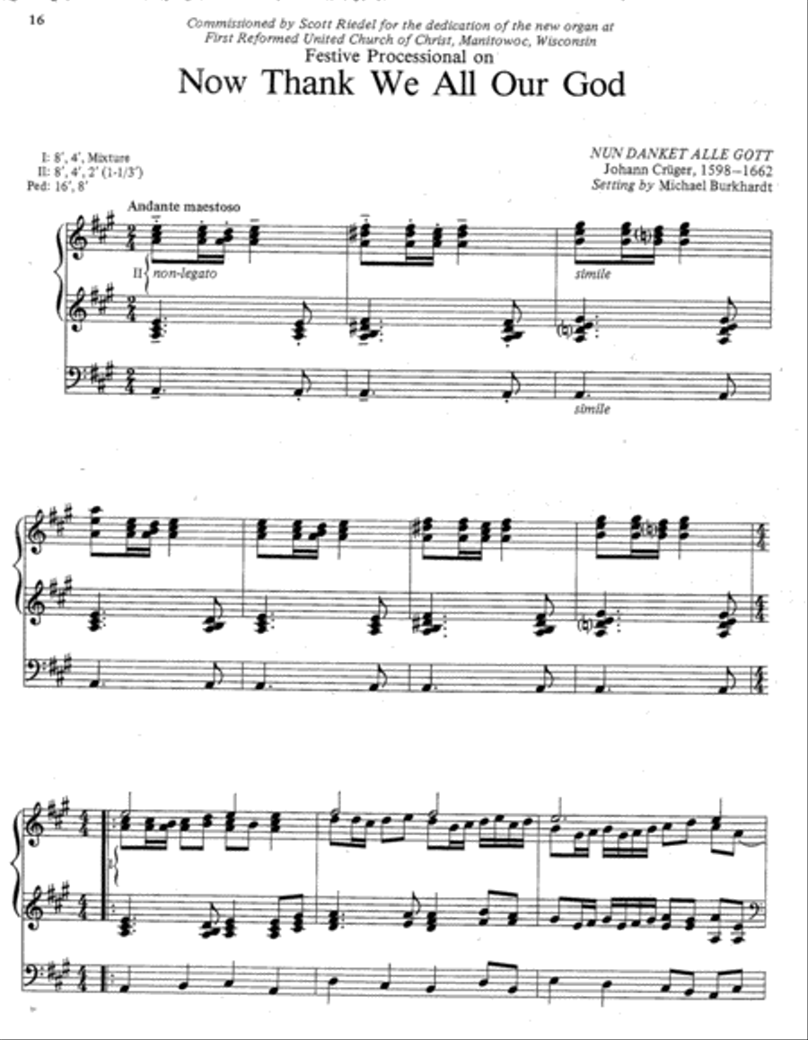 Praise and Thanksgiving, Set 4 Organ scores gallery preview page 3