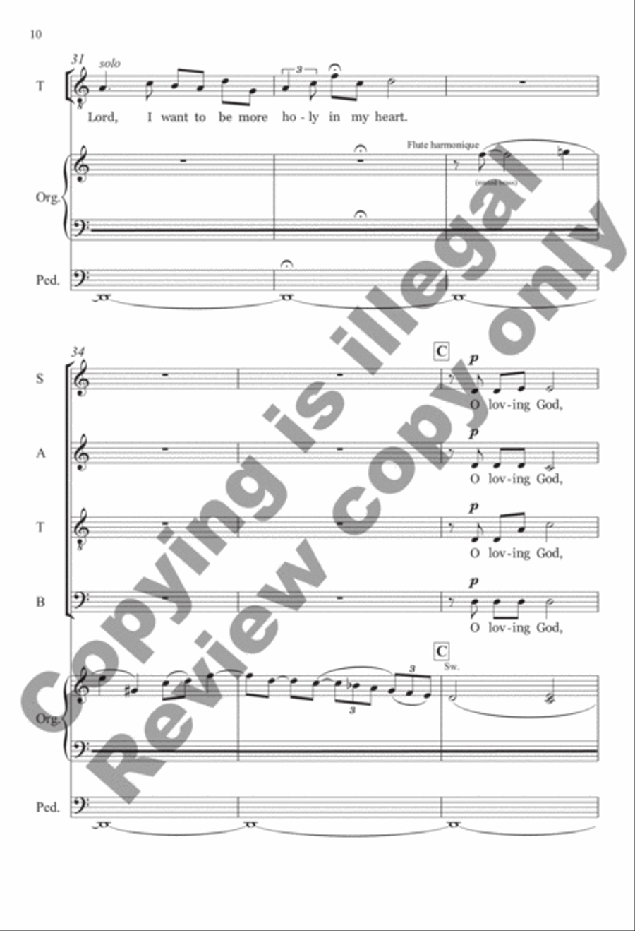 Selected Sacred Choral Works of Julian Wachner, Volume 1 4-Part scores gallery preview page 30