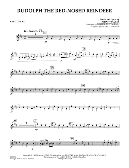 Rudolph the Red-Nosed Reindeer (Canadian Brass) - Baritone T.C.