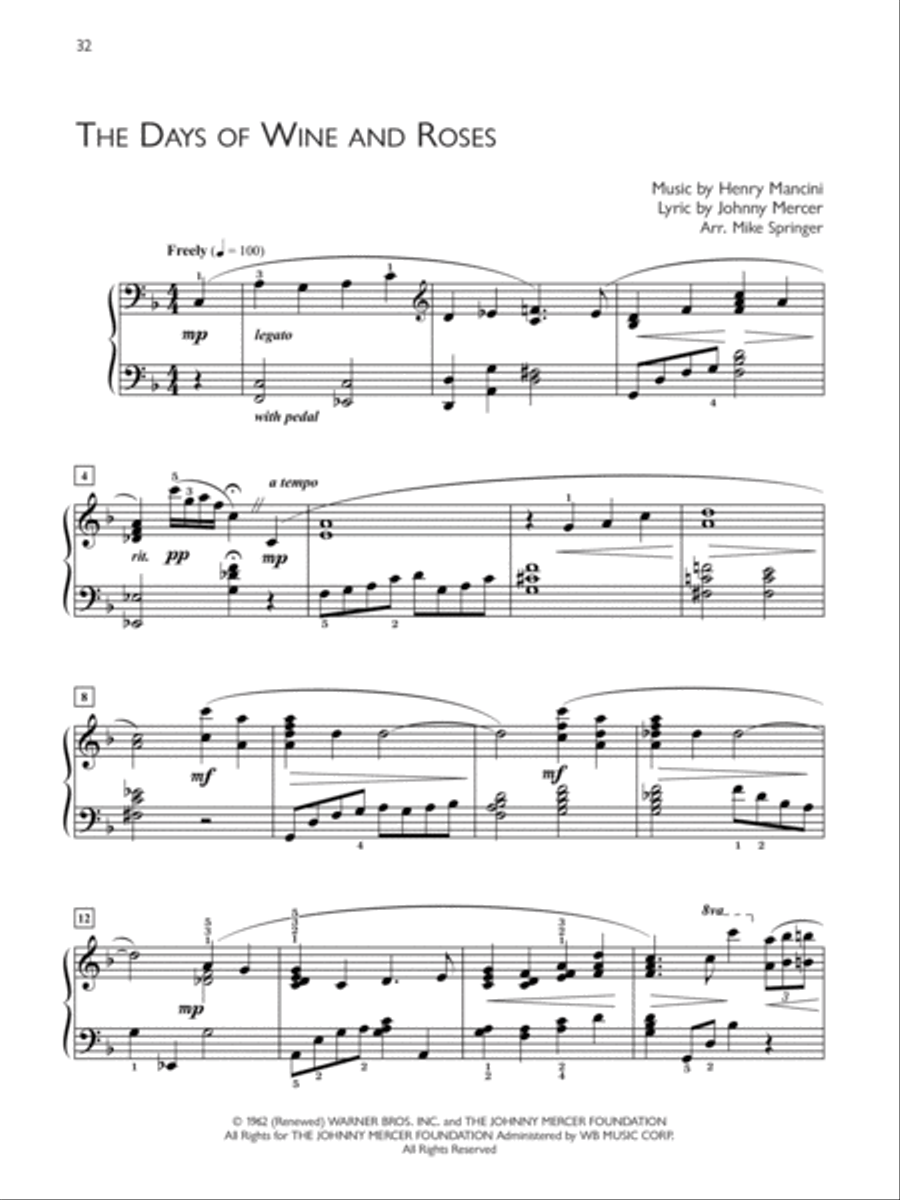 Popular Performer 1960s Piano Solo scores gallery preview page 6