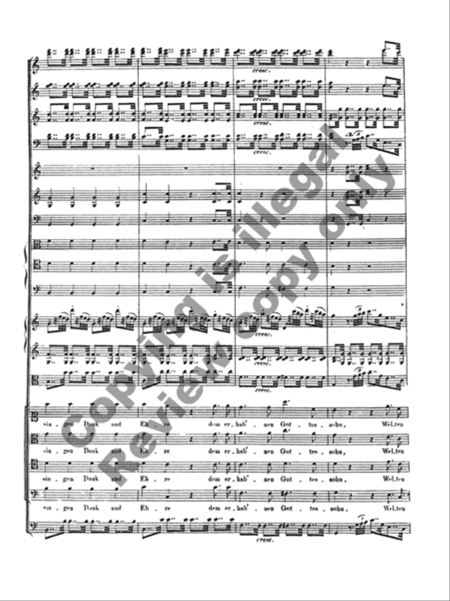 Hallelujah Chorus (Hallelujah unto God's Almighty Son!) (Orchestra Score and Parts) Choir scores gallery preview page 25