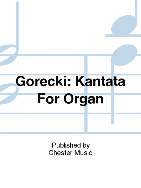 Kantata For Organ