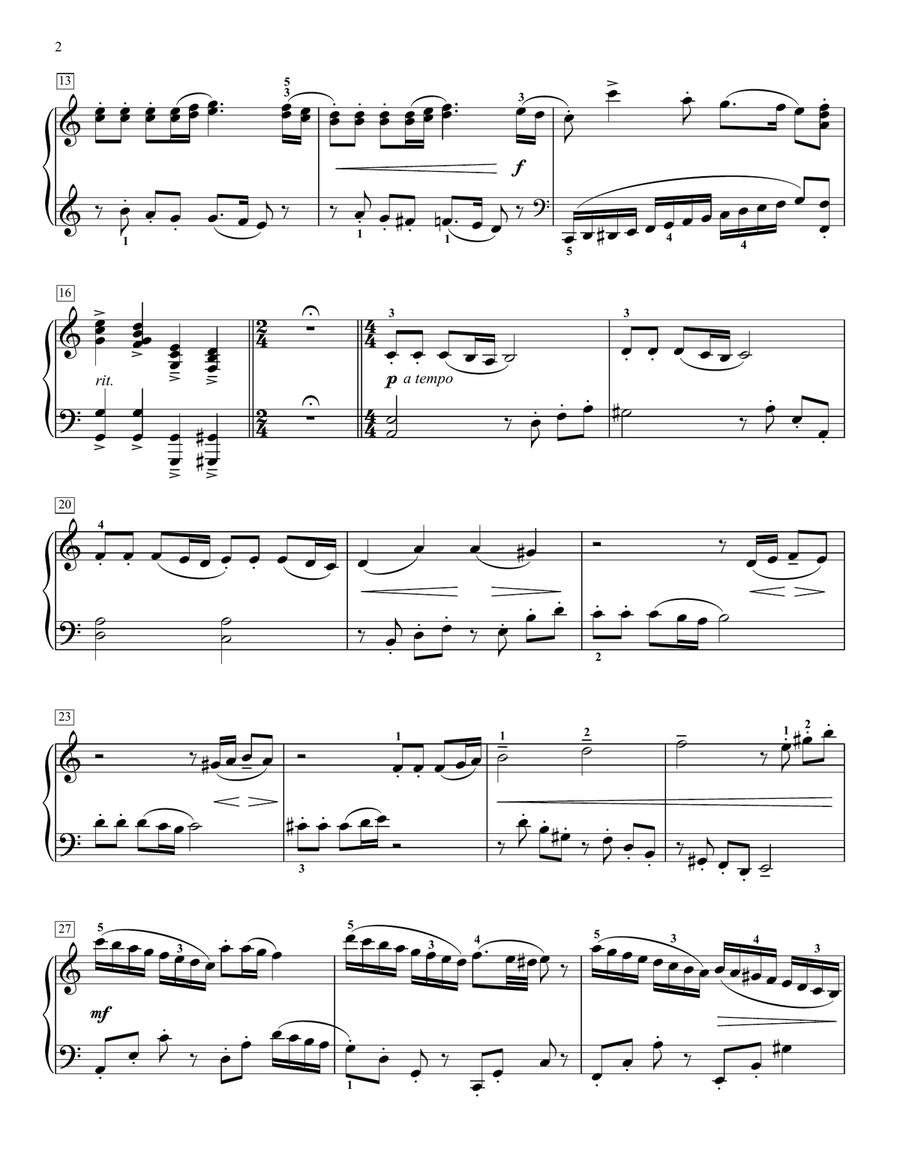 Joy To The World (arr. Phillip Keveren) Piano Solo scores gallery preview page 2