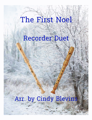 Book cover for The First Noel, Recorder Duet