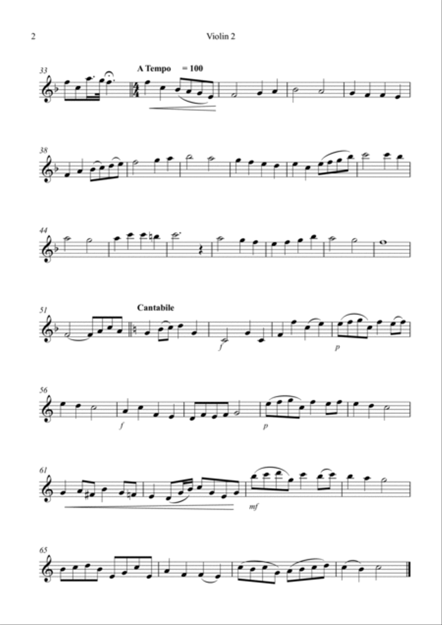 Bel Canto Violin Duet Bel Canto Violin Duet String Duet scores gallery preview page 4