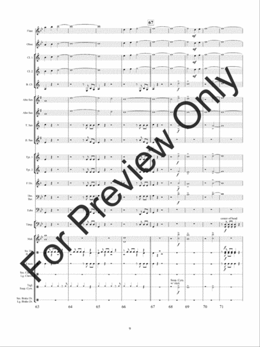 Haunted Mine Concert Band scores gallery preview page 12