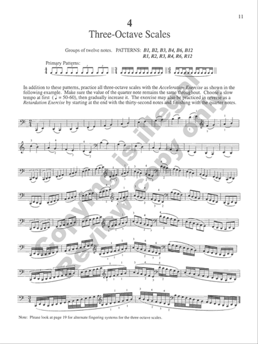 The Galamian Scale System for Violoncello (Volume 1)