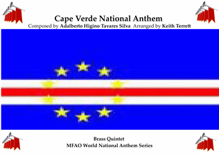 Cape Verde National Anthem )"Cântico da Liberdade" - "Song of Freedom") for Brass Quintet