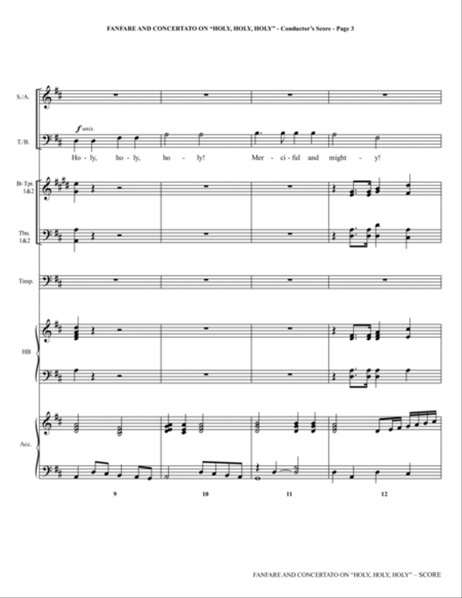 Fanfare and Concertato on 
