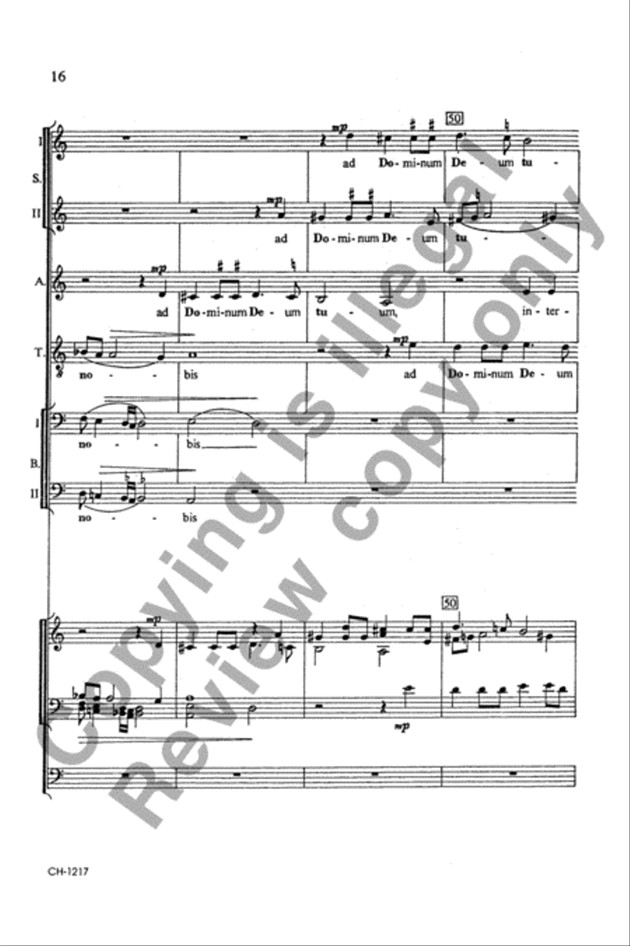 Beata es Virgo Beata es Virgo Divisi scores gallery preview page 16