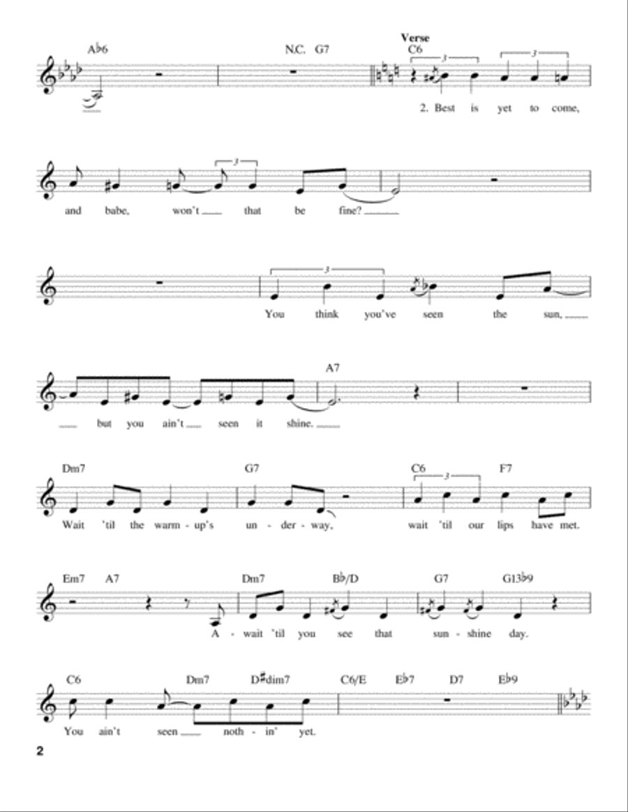 The Best Is Yet To Come Voice scores gallery preview page 2