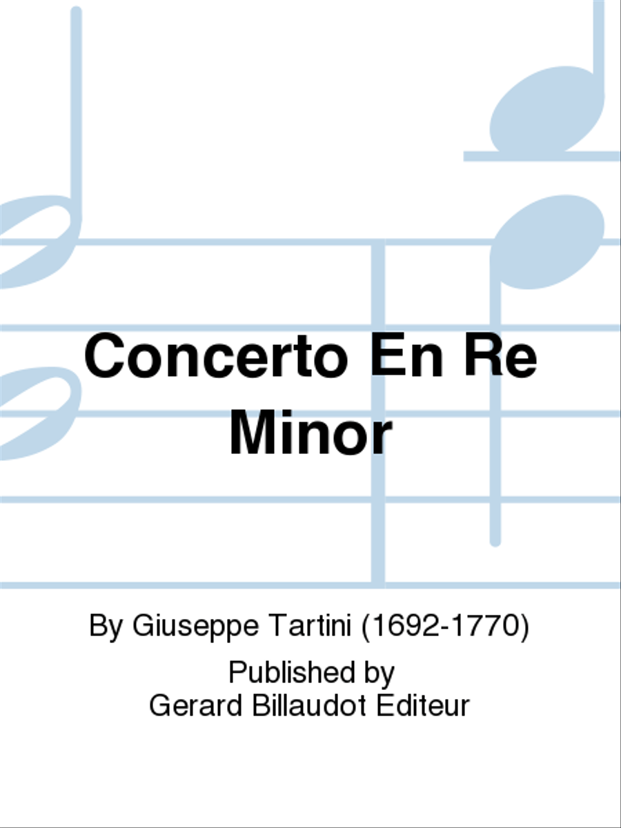 Concerto En Re Minor Piano scores gallery preview page 1