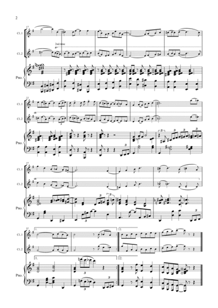Kansas City Kitty - 2 Clarinets, Clarinet Duo & Piano image number null