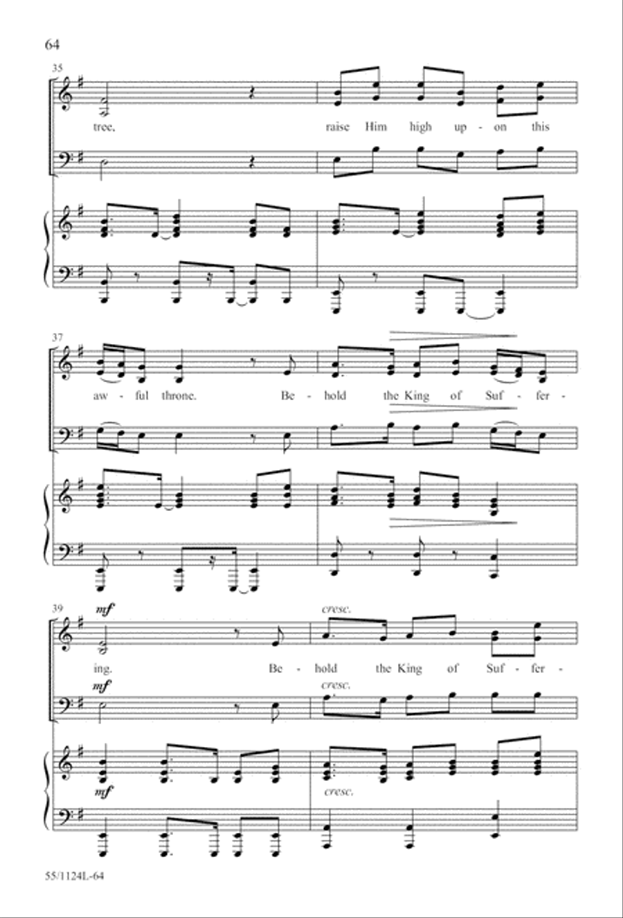 Come, Touch the Robe 3-Part scores gallery preview page 65