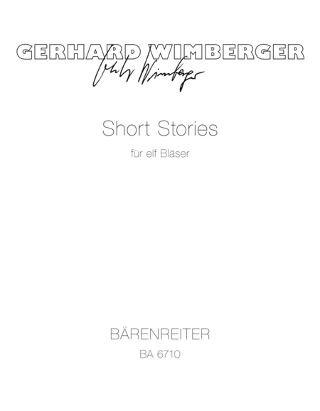 Short Stories fur 11 Blaser (1975)
