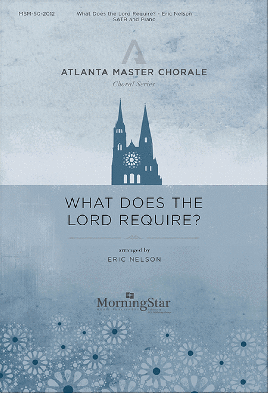 What Does the Lord Require? 3-Part scores gallery preview page 1