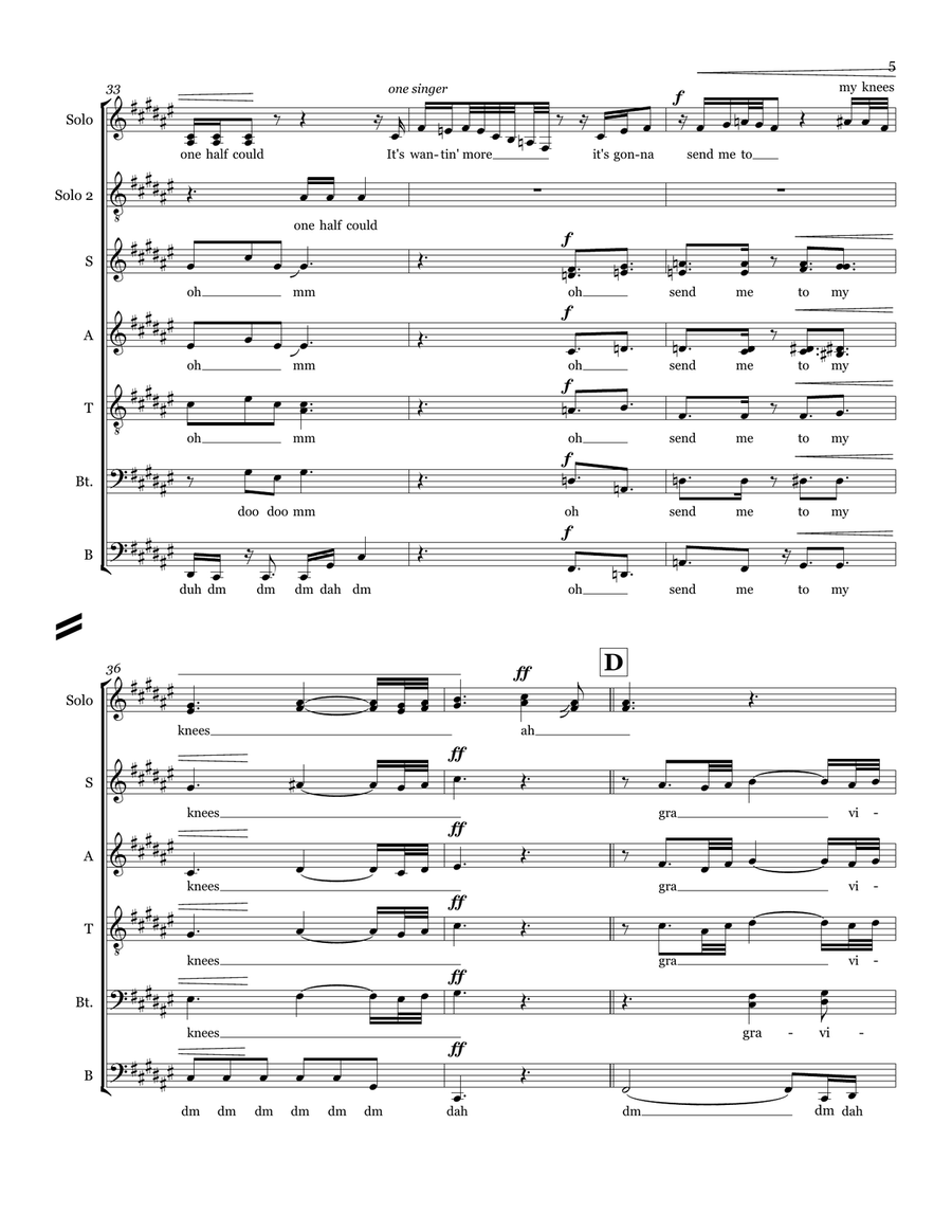 Gravity Divisi scores gallery preview page 5