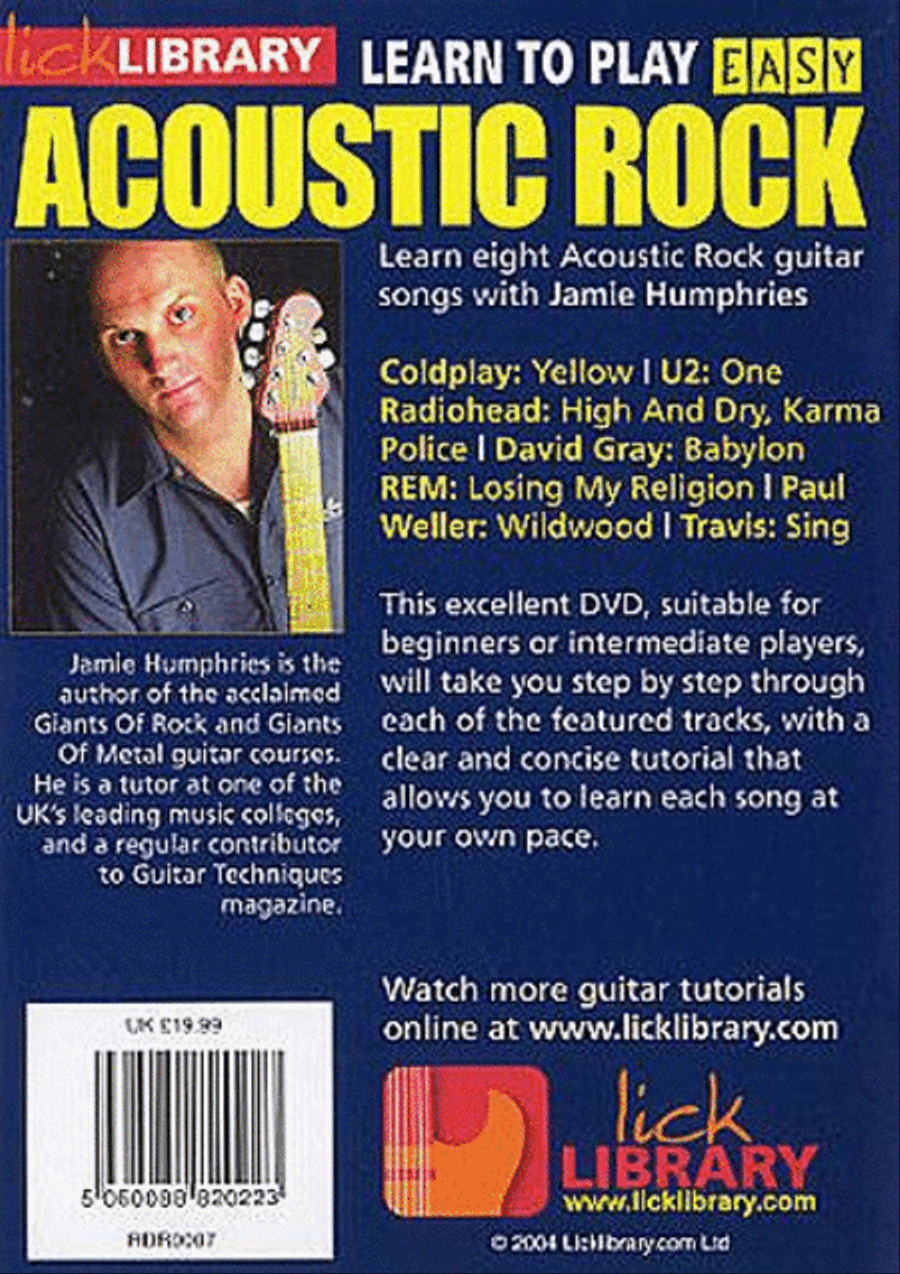 Learn To Play Easy Acoustic Rock Acoustic Guitar scores gallery preview page 2