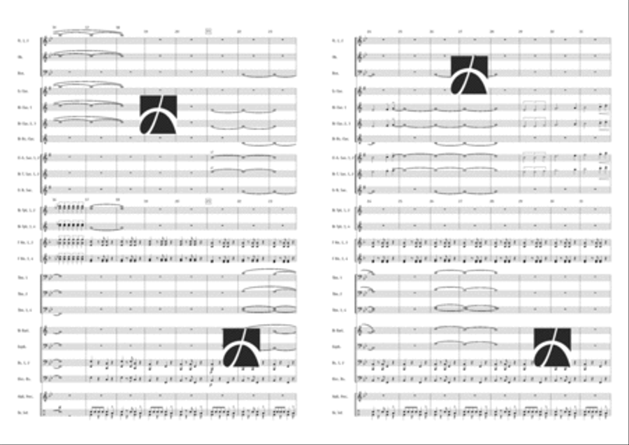 Spanish Eyes Concert Band scores gallery preview page 3